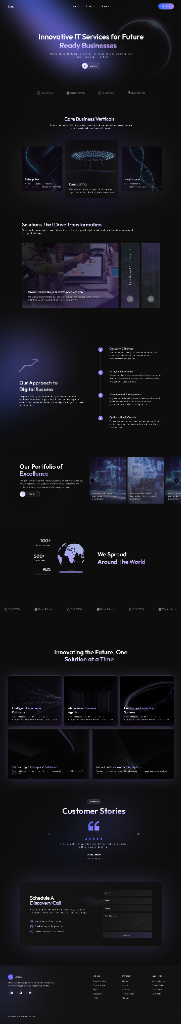Innovative IT Services for Future Ready Businesses — Web Design by Qamar Zaka