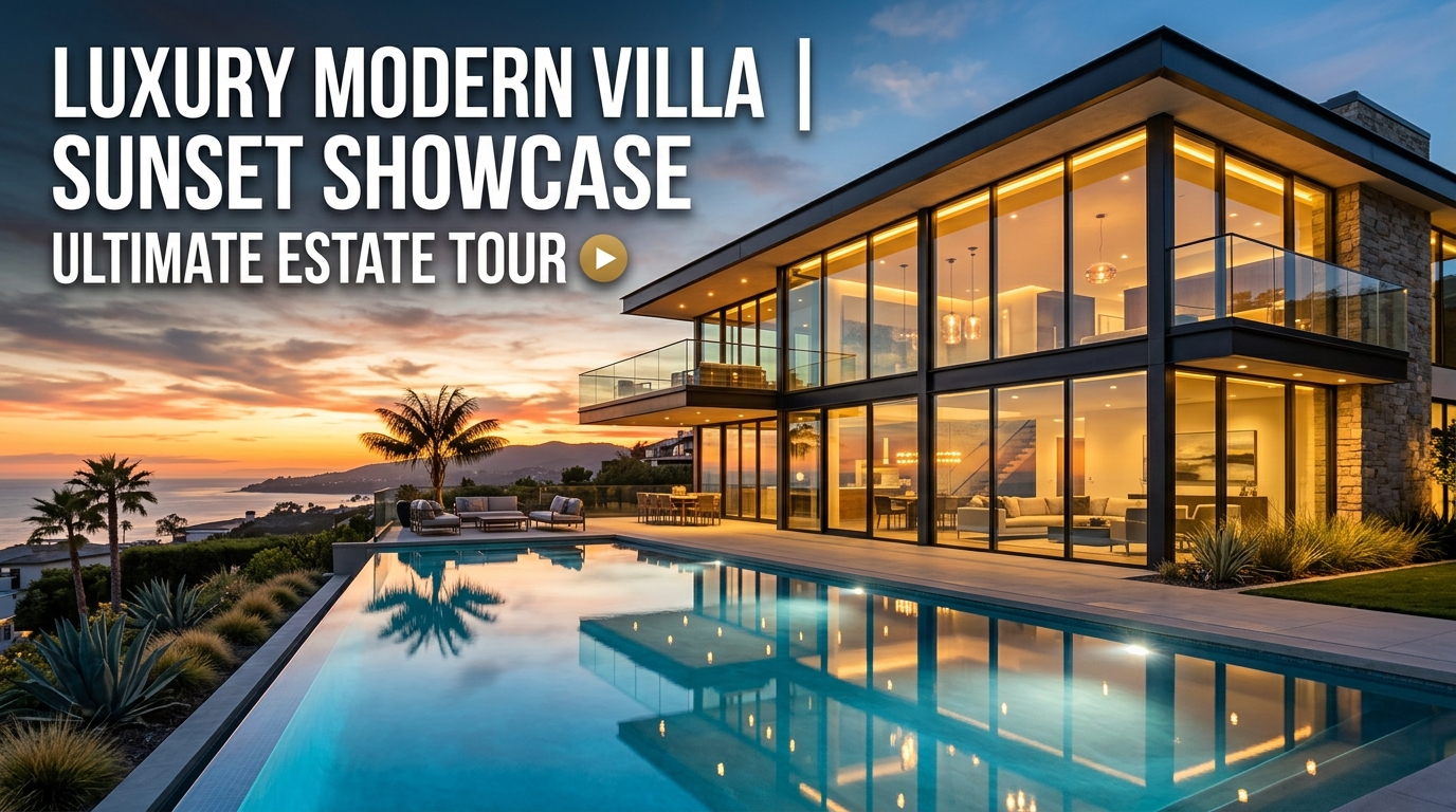 Luxury Real Estate & Architecture Showcase Video Editing